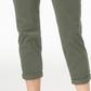 Calça feminina slim Maison Jules, verde, tamanho 16