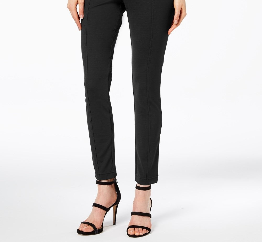 Calça Skinny Ponte Feminina Tommy Hilfiger Pull-On Preta Tamanho Médio