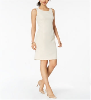 Kasper Women's Sheath Dress Beige  Size S/P