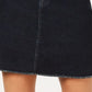 Saia-calça feminina estilo &amp; co, azul, com bainha desfiada, tamanho PS