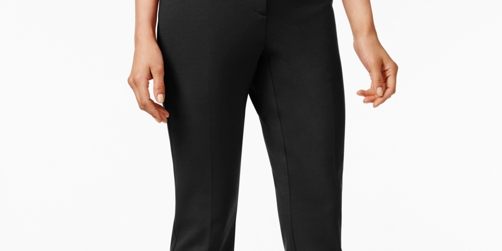 Calça skinny Hollywood feminina Alfani preta tamanho 4 pequena