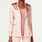 Blazer feminino Petite Classic Fit da INC International Concepts, rosa, tamanho pequeno