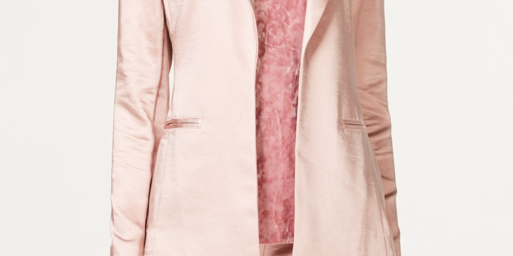 Blazer feminino Petite Classic Fit da INC International Concepts, rosa, tamanho pequeno