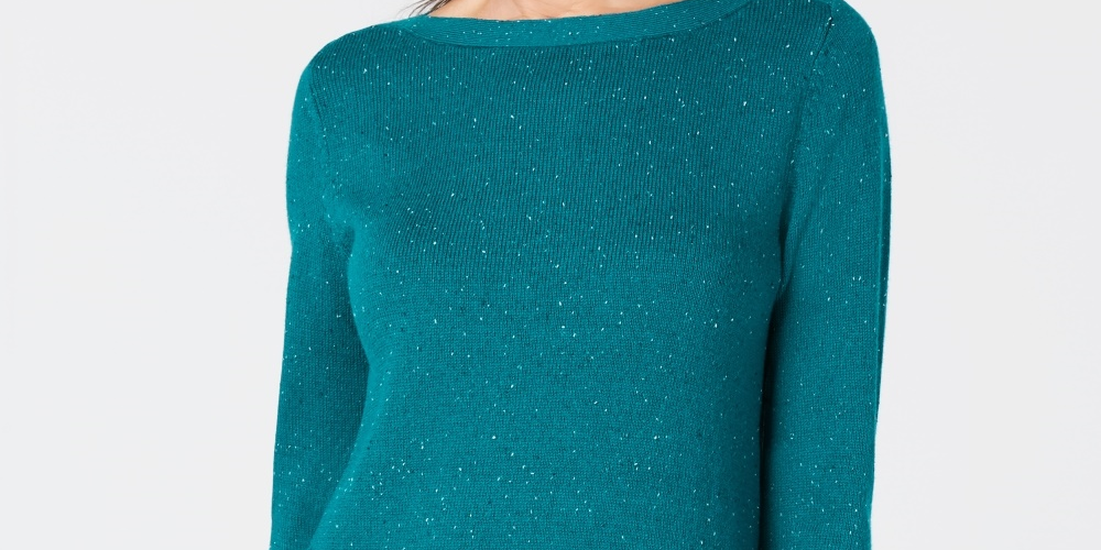 Karen Scott Suéter Túnica Texturizado Feminino Azul Tamanho X-S
