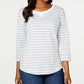 Moletom feminino Karen Scott Sport Zoe cinza tamanho pequeno