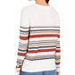 Suéter listrado com tachas feminino Style &amp; Co, bege, tamanho X-S