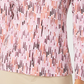 Karen Scott Blusa Feminina Estampada Aquarela Vermelha Tamanho Médio