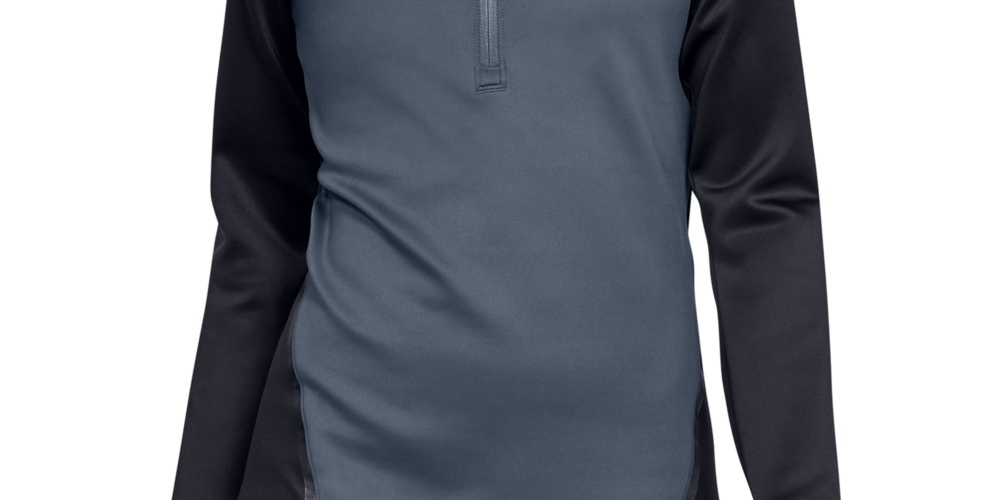 Under Armour Coldgear Armour Color Block Half Zip Pullover Feminino Preto Tamanho Médio
