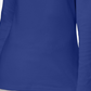 Blusa de gola alta de algodão feminina Karen Scott, azul, tamanho XX-G