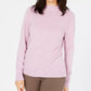 Cardigan Alfani Feminino de Malha com Canelado e Frente Aberta Rosa Tamanho Grande