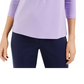 Camisa polo feminina Charter Club Petite com manga 3/4, preta, tamanho PL