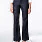 Calças femininas Lee Denim Wash Wide Leg Pretas Tamanho 16 Petite