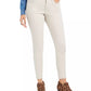 Jeans Curvy Fit Skinny Fashion Feminino Estilo &amp; Co Bege Tamanho 2