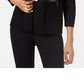 Cardigan Alfani Feminino Petite com Ponto Misto e Frente Aberta, Preto, Tamanho PS