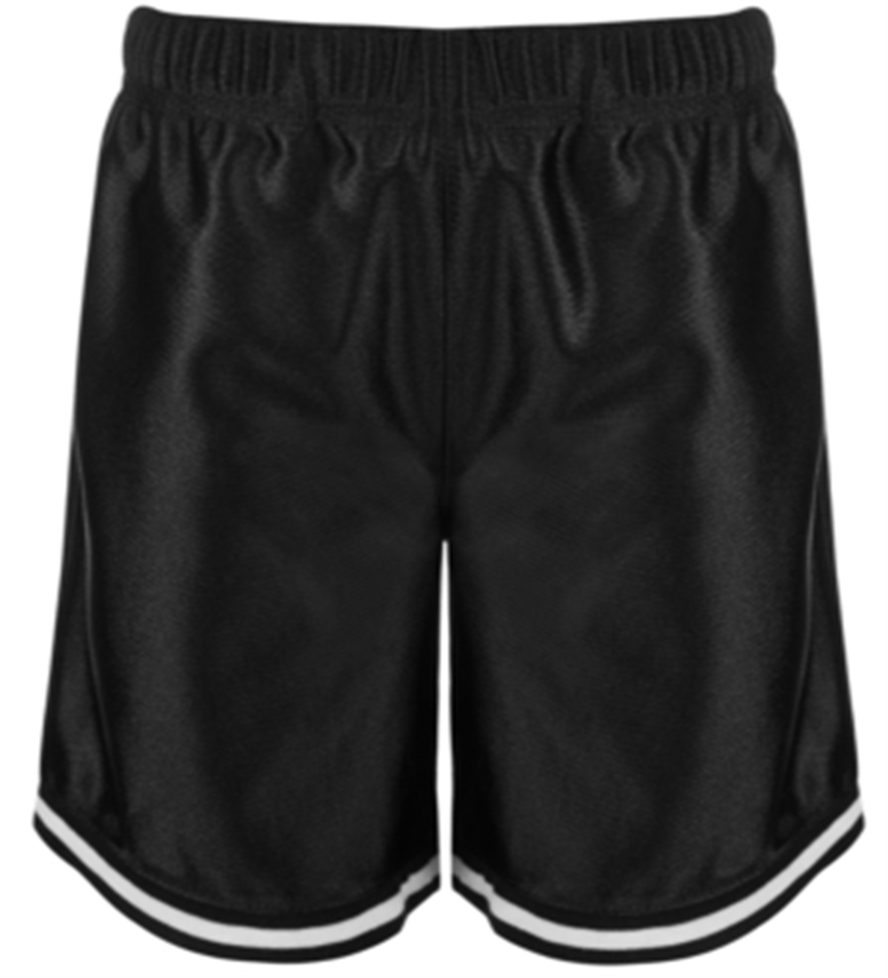 Shorts de basquete Ideology Little Boy's, preto, tamanho 5