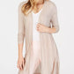 Cardigan aberto de malha texturizada feminino Charter Club, branco, tamanho grande