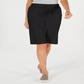 Shorts Karen Scott Petite Skimmer Feminino Preto Tamanho 44