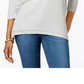 Blusa feminina com bainha em camadas Style &amp; Co, preta, tamanho pequeno