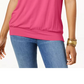 Camiseta Blusa Feminina JM Collection Amarela Tamanho Grande