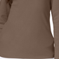 Karen Scott Top Henley de Algodão Feminino Castanho Tamanho P