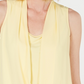 Charter Club Blusa Feminina Sobrepeliz Amarela Tamanho Grande