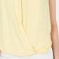 Charter Club Blusa Feminina Sobrepeliz Amarela Tamanho Grande