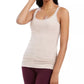 Regata feminina pequena com acabamento em renda, estilo &amp; co, branca, tamanho PXL