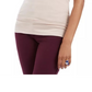 Regata feminina pequena com acabamento em renda, estilo &amp; co, branca, tamanho PXL