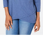 Karen Scott Top Tulip-Hem Feminino Cinza Tamanho Médio