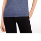 Camiseta feminina lisa com amarração nas costas Maison Jules, rosa, tamanho pequeno