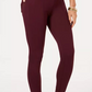 Calça skinny feminina estilo &amp; co com costura ponte knit Berry Jam tamanho PXL