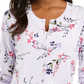 Karen Scott Cardigan Feminino Estampado Floral Roxo Tamanho XXG