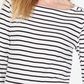 Charter Club Petite Pima Cotton Women's Top com estampa de botões e ombros, branco, tamanho Petite XL