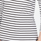 Charter Club Petite Pima Cotton Women's Top com estampa de botões e ombros, branco, tamanho Petite XL