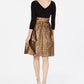 Vestido feminino Jessica Howard com estampa animal e corte justo e flare, tamanho 16, vermelho