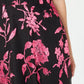 Alfani Saia feminina pequena com estampa floral evasê rosa tamanho 6 pequena