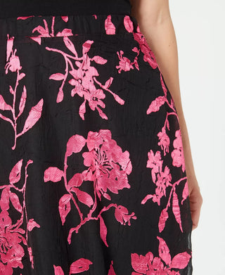 Alfani Saia feminina pequena com estampa floral evasê rosa tamanho 6 pequena