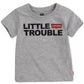 Camiseta Levi's Daddy &amp; Me Collection Baby Boys Little Trouble Graphic, tamanho 24 meses, prata