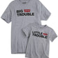 Camiseta Levi's Daddy &amp; Me Collection Baby Boys Little Trouble Graphic, tamanho 24 meses, prata