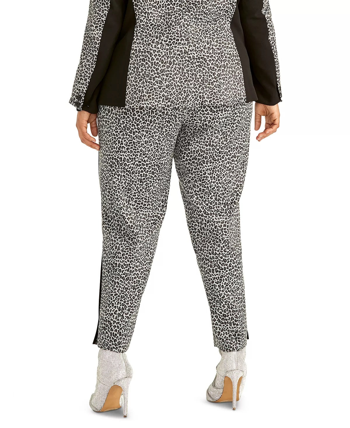 Calça Agatha Plus Size Feminina Rachel Roy Cinza Tamanho 20W