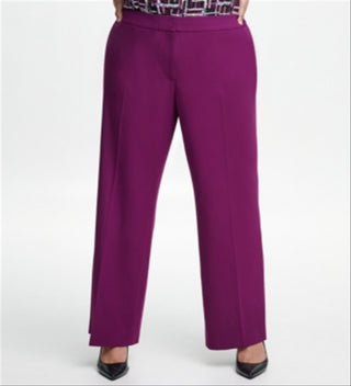Calça Calvin Klein Plus Highline Feminina Vinho Tamanho 18W