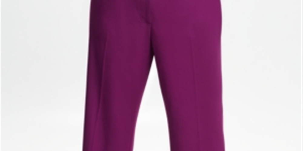 Calça Calvin Klein Plus Highline Feminina Vinho Tamanho 18W