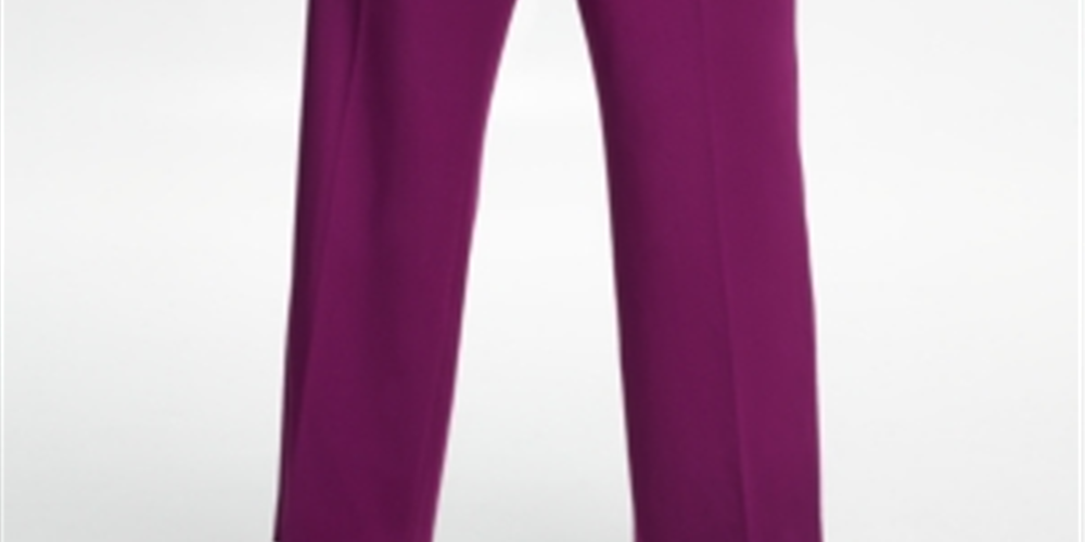 Calça Calvin Klein Plus Highline Feminina Vinho Tamanho 18W