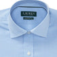 Camisa social Ralph Lauren Masculina Classic Regular Fit, sem passar a ferro, xadrez, azul, tamanho 17x34x35