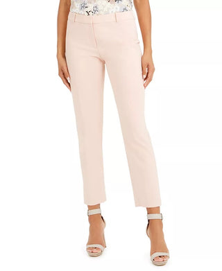 Calça social feminina Calvin Klein reta rosa tamanho 4 petite