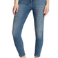 Calça Jeans Skinny Bardot Cintura Alta Ella Moss Feminina Azul Tamanho 27