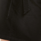 INC International Concepts Saia jeans feminina com cintura de saco de papel, preta, tamanho 18
