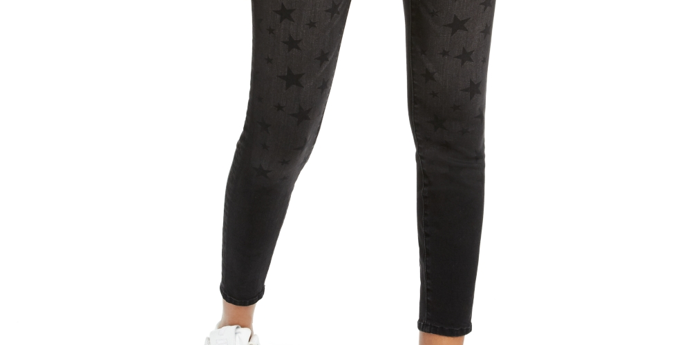 Calça jeans skinny Star Skinny Kendall + Kylie Feminina, tamanho 31, cor carvão