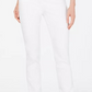 Calça skinny feminina Charter Club Chelsea Stretch Twill, branca, tamanho 4 Petite