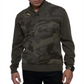 Suéter camuflado masculino Sean John com gola xale, verde, tamanho P